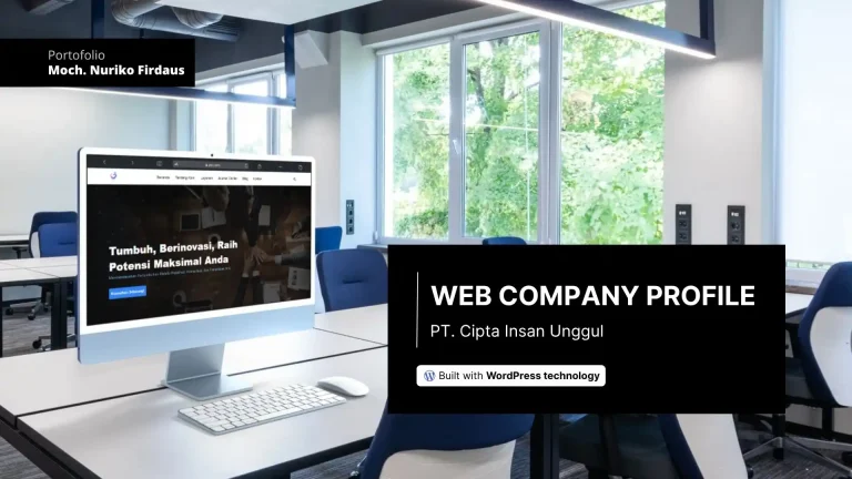 Web Company Profile PT. Cipta Insan Unggul