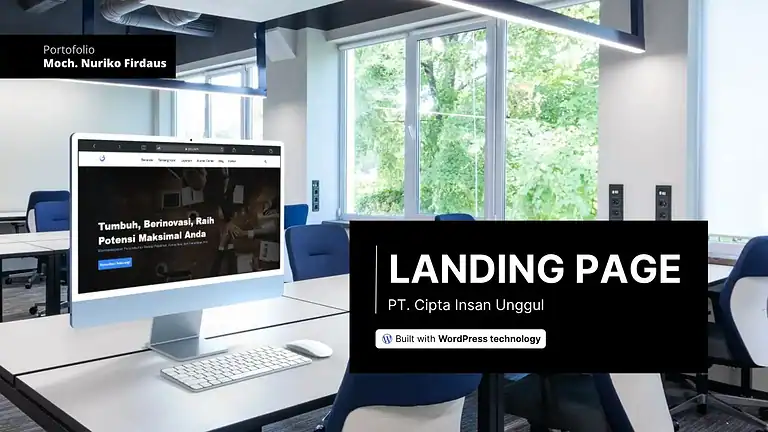 Landing Page PT. Cipta Insan Unggul